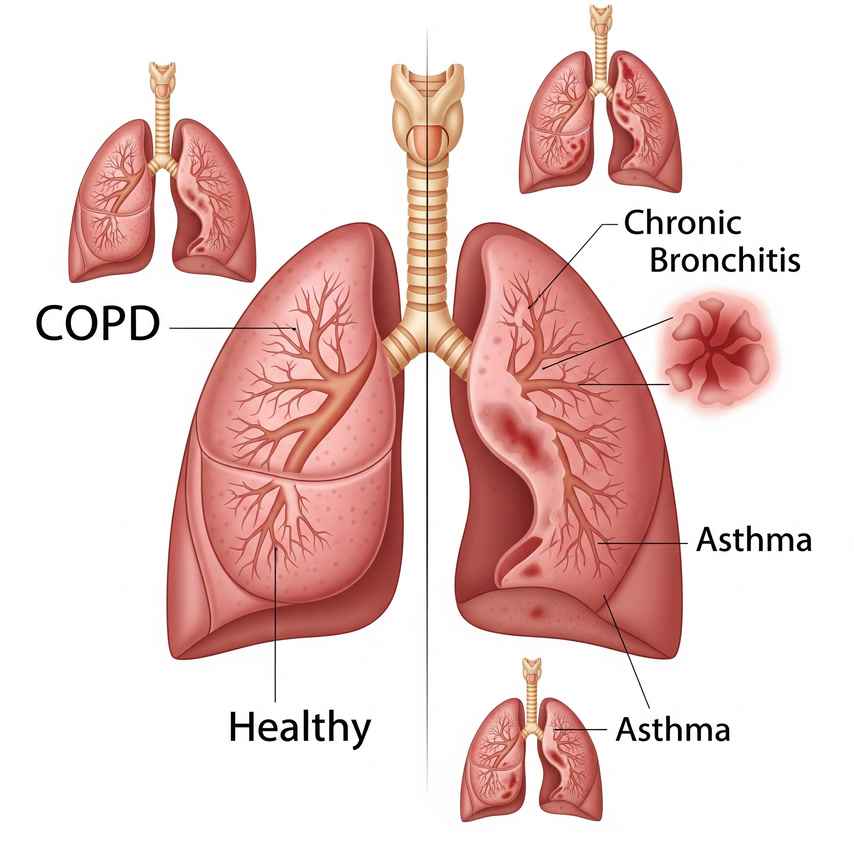 COPD / Chronic Bronchitis / Asthma